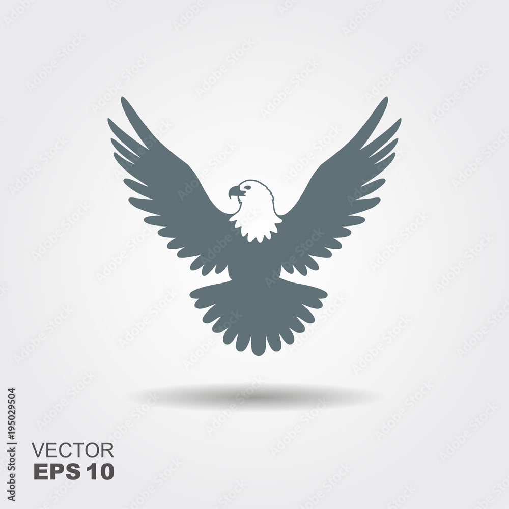 Obraz premium Eagle flat icon