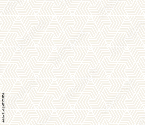 Vector seamless subtle pattern. Modern stylish texture. Repeating geometric tiling from striped triangle elements..