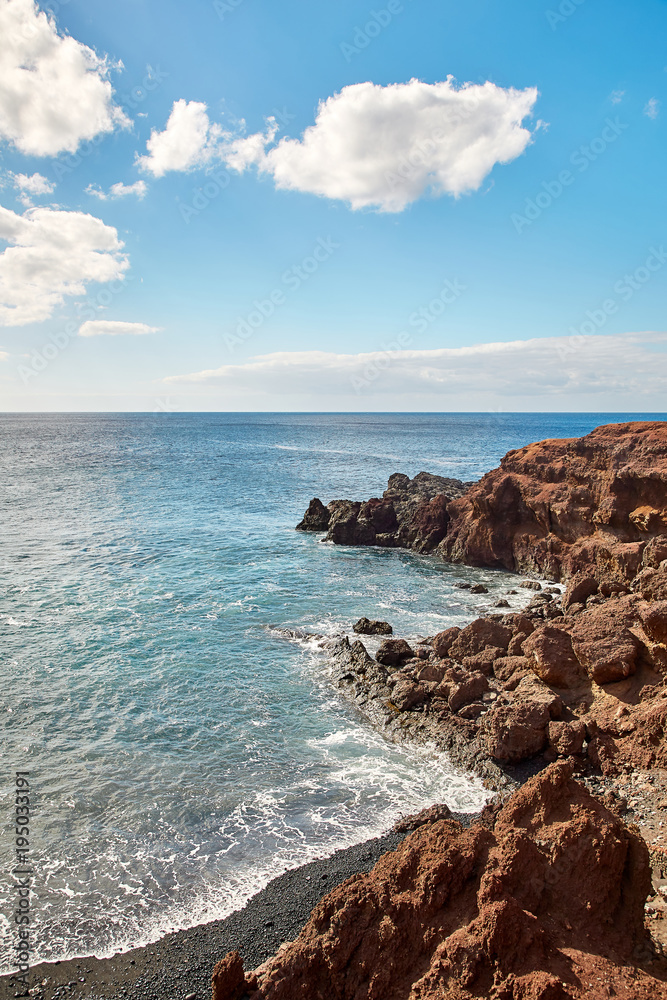 Beautiful landscape of Lanzarote Island Beautiful landscape of Lanzarote Island