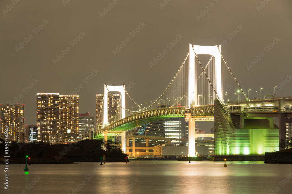 Fototapeta premium 台場 レインボーブリッジの夜景