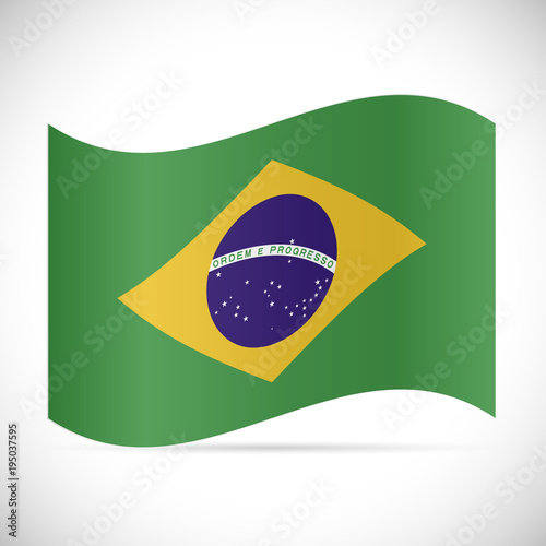Brazil Flag Illustration