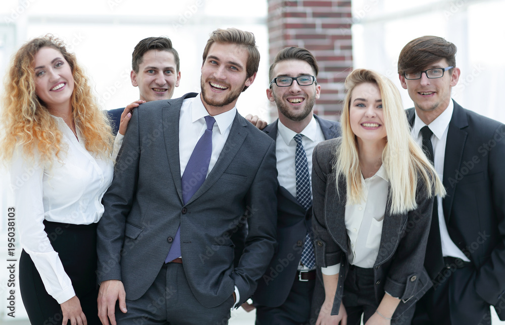 group of happy colleagues group of happy colleagues