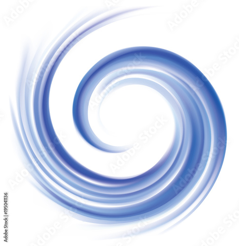 Vector background of cobalt swirling water texture