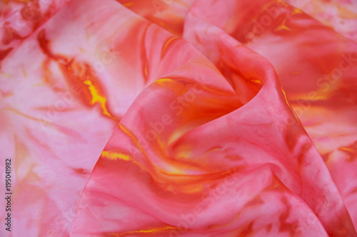 Texture of natural silk fab...