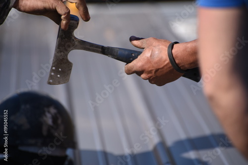 Passing the hammer