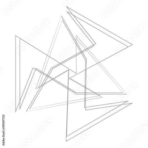 Geometric set for gifts and holidays pattern vector EPS10