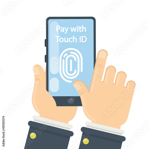 Pay with touch id.