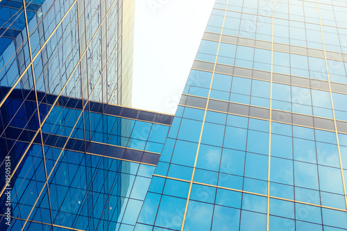 exterior of a modern building in day . .
