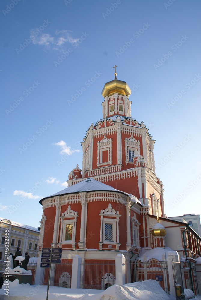 Moscow Epiphany monastery in Moscow. Russia