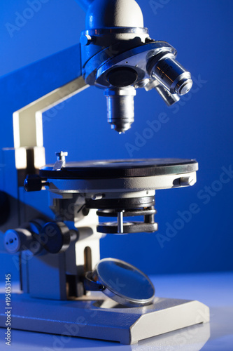 Microscope close up