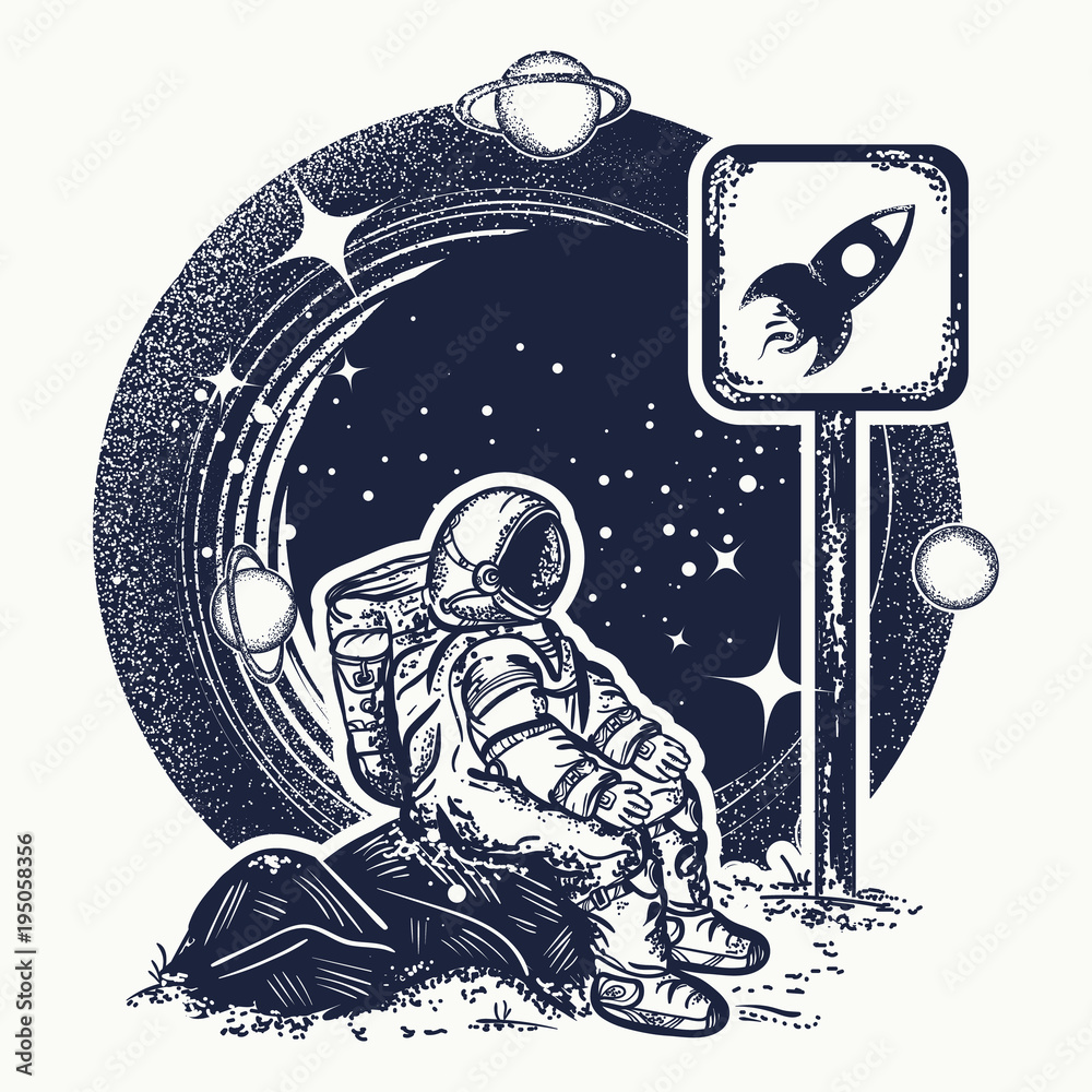 73+ Astronaut Tattoo Ideas That Are Out of This World - Tattoo Glee