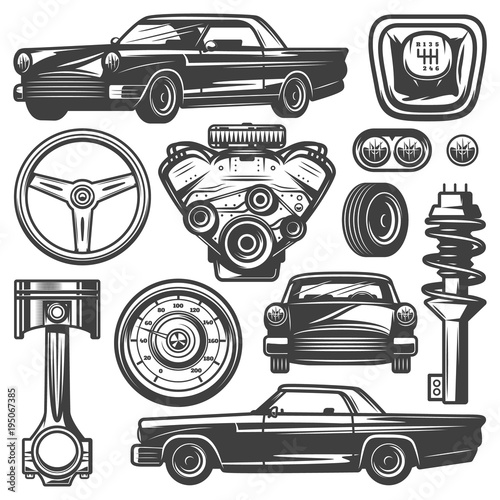 Vintage Car Components Collection