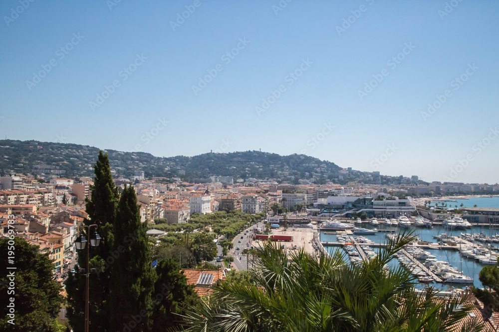 Panorama und Sehenswürdigkeiten von Cannes, Frankreich