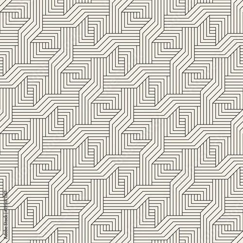 Vector seamless pattern. Modern stylish abstract texture. Repeating geometric..