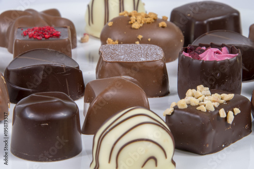 Assortment of chocolate confectionary