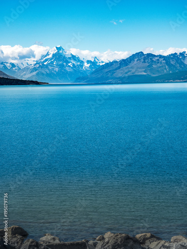 Mount Cook rising - from Lake Pukaki