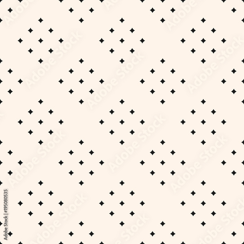 Vector geometric texture with tiny rhombuses, squares, diamond shapes. Abstract modern seamless pattern. Subtle background, repeat tiles. Light design for decor, textile, fabric, furniture, stationery