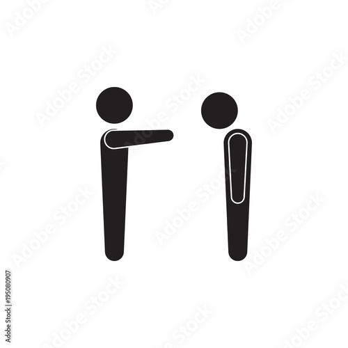 account for misconduct icon. Detailed icon of friendship and relationships icon. Premium quality graphic design. One of the collection icon for websites, web design, mobile app