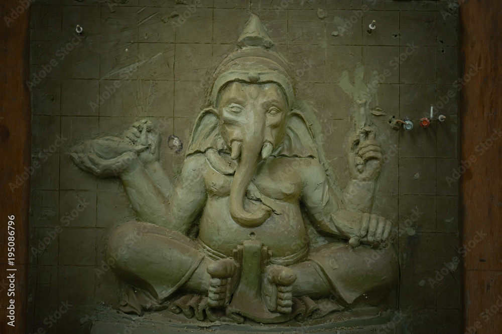 Hindu God Ganesha. Ganesha Idol.