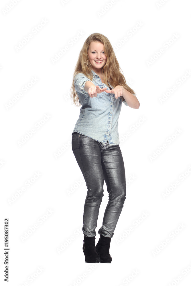 Caucasian young woman Caucasian young woman