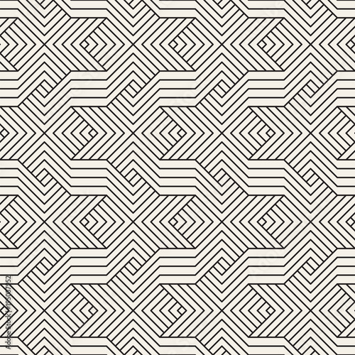 Vector seamless pattern. Modern stylish abstract texture. Repeating geometric..