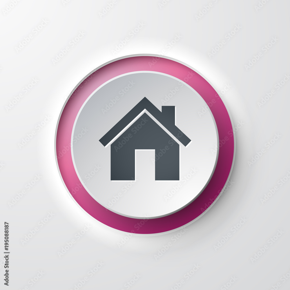 icône bouton Maison Accueil icône bouton Maison Accueil