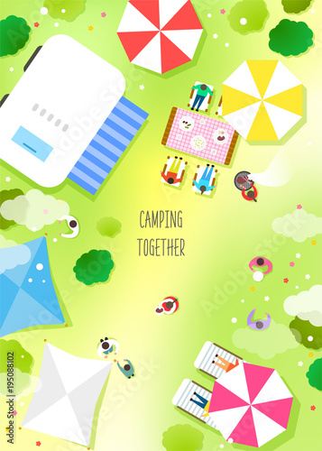 Spring camping and traveling