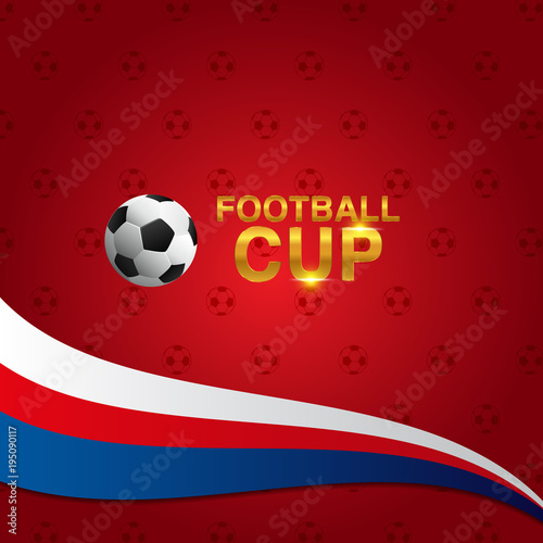 Football World championship background illustration