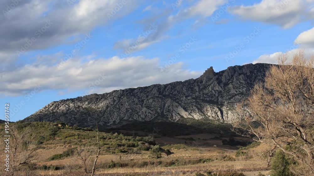 mediterranean landscape and cloudy sky in Fenouilledes, Pyrenees orientales in south of France
mediterranean landscape and cloudy sky in Fenouilledes, Pyrenees orientales in south of France