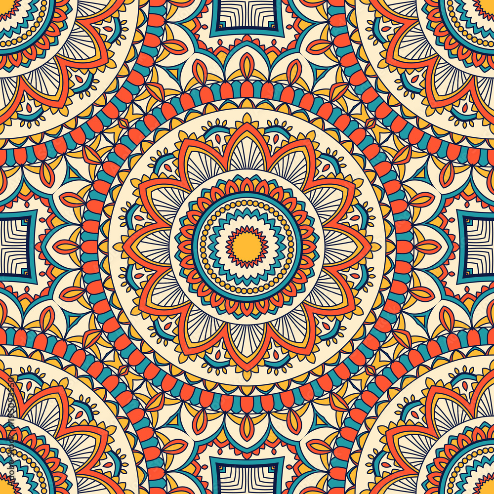 Hand drawn ornamental seamless pattern. Vector Illustration Hand drawn ornamental seamless pattern. Vector Illustration