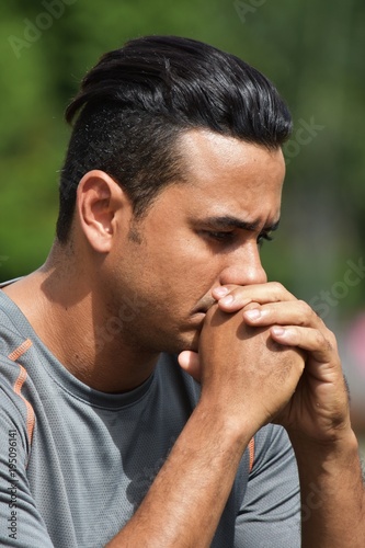Adult Male Athlete And Depression