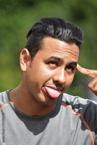 Crazy Male Athlete photo