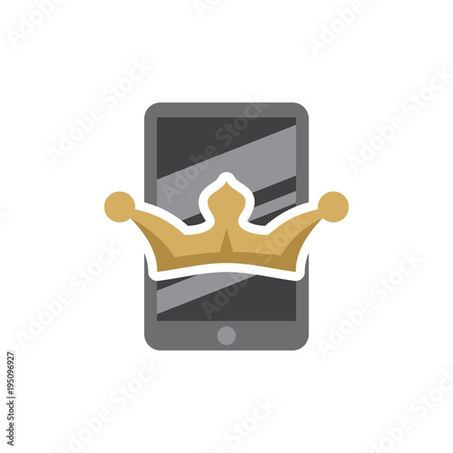 King Mobile Logo Icon Design
