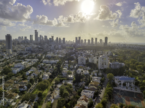 Tel Aviv Cityscape HaYarkon Park