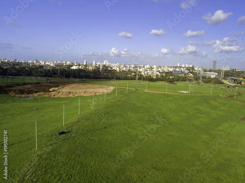 Tel Aviv Cityscape HaYarkon Park