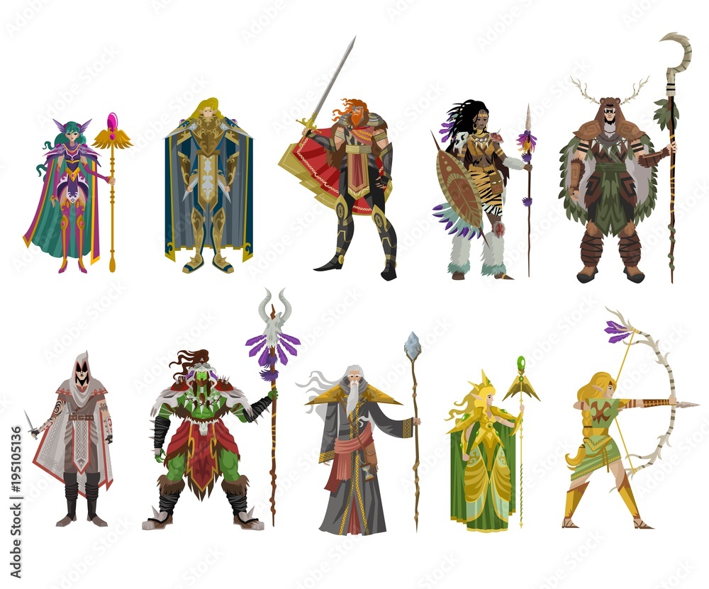 role videogame classes warrior