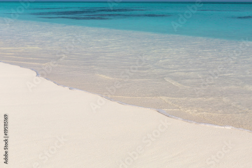 Panorama of beach and sea view