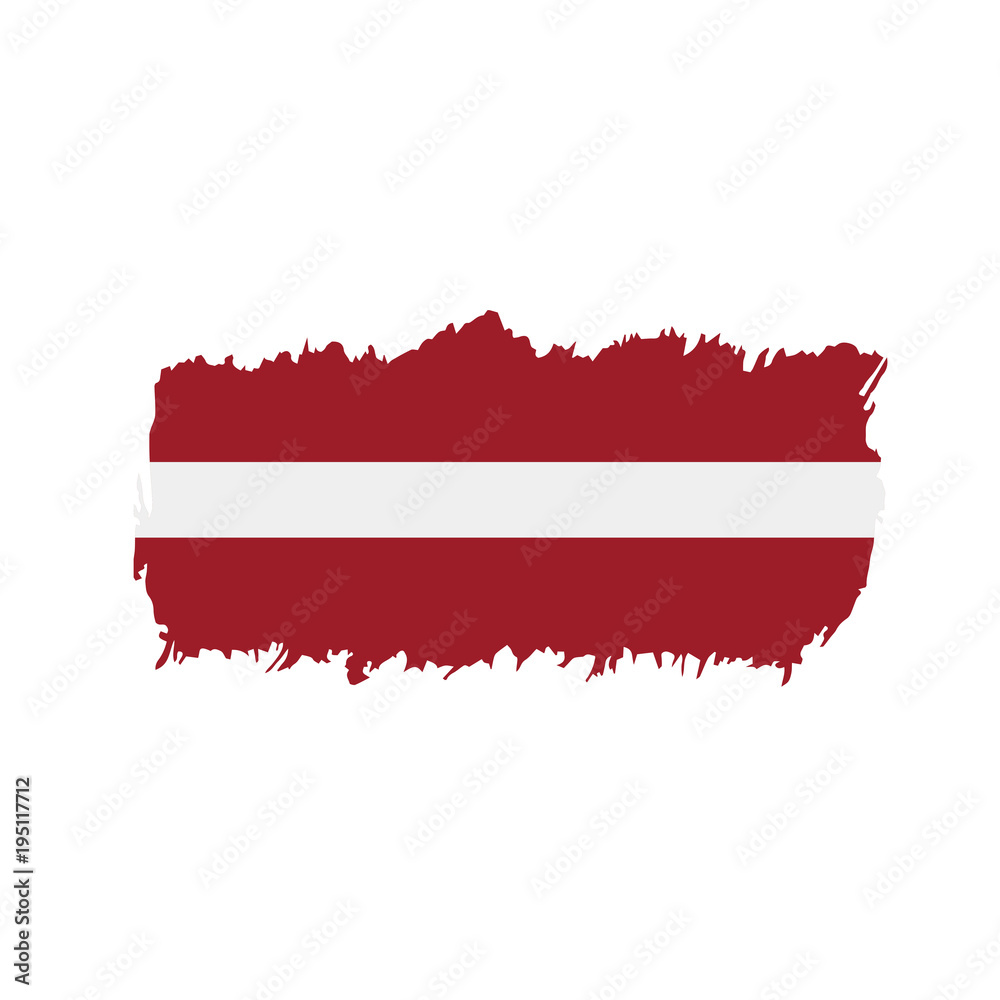 Latvia flag, vector illustration Latvia flag, vector illustration