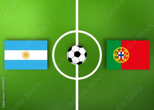 Argentinien VS Portugal - Fußball
