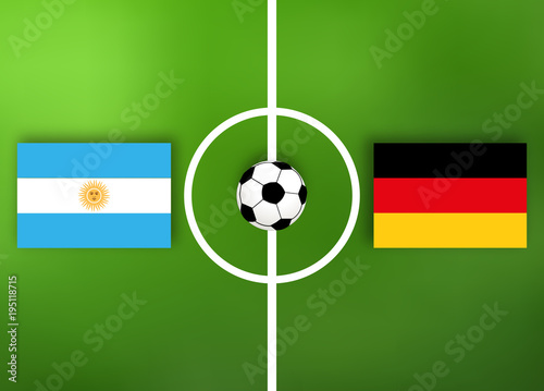 Deutschland VS Argentinien - Fußball