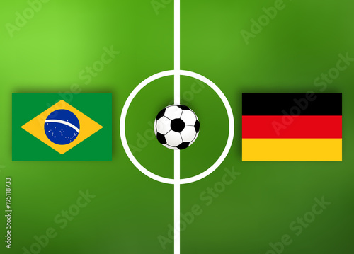 Deutschland VS Brasilien - Fußball