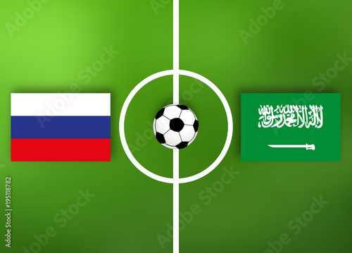 Russland VS Saudi Arabien - Fußball