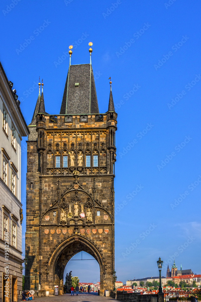 Prague Charles bridge tower, Czech Republic