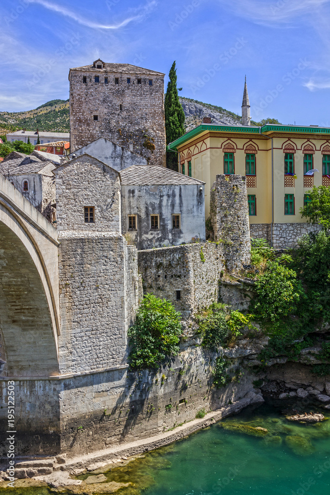 Mostar old town view, Bosnia and Herzegovina