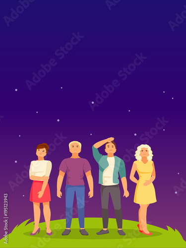 People look up vector