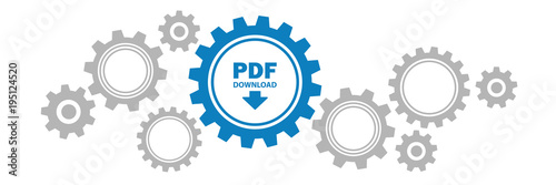 Zahnräder Banner - PDF