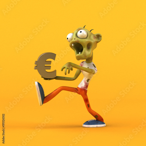 Fun zombie - 3D Illustration