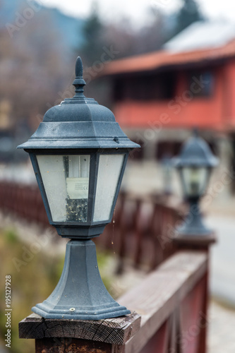 Lantern on bridge