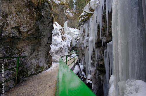 river deep in the mountain photo