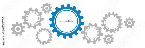 Zahnräder Banner - Herunterladen